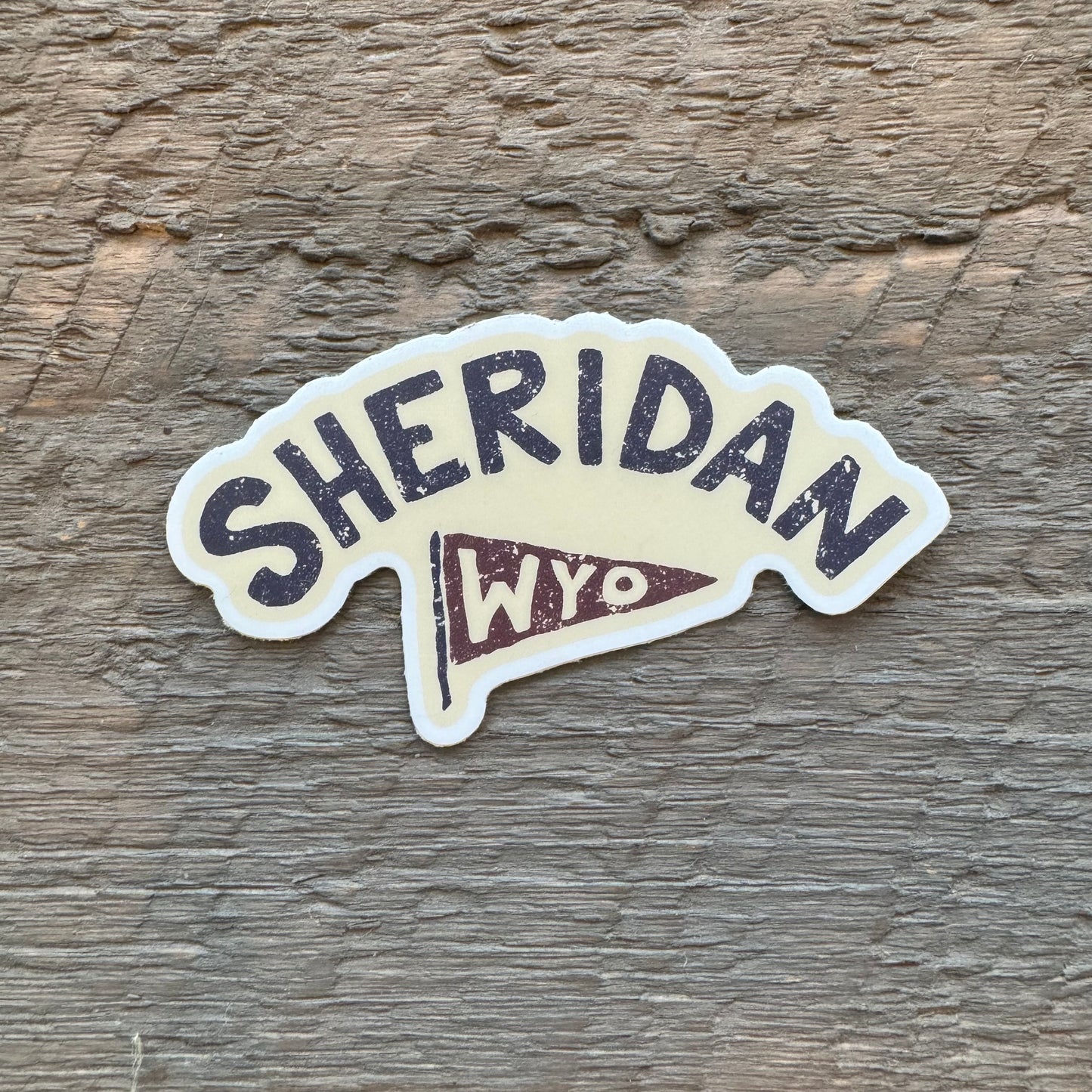Sheridan Pennant 3" Decal