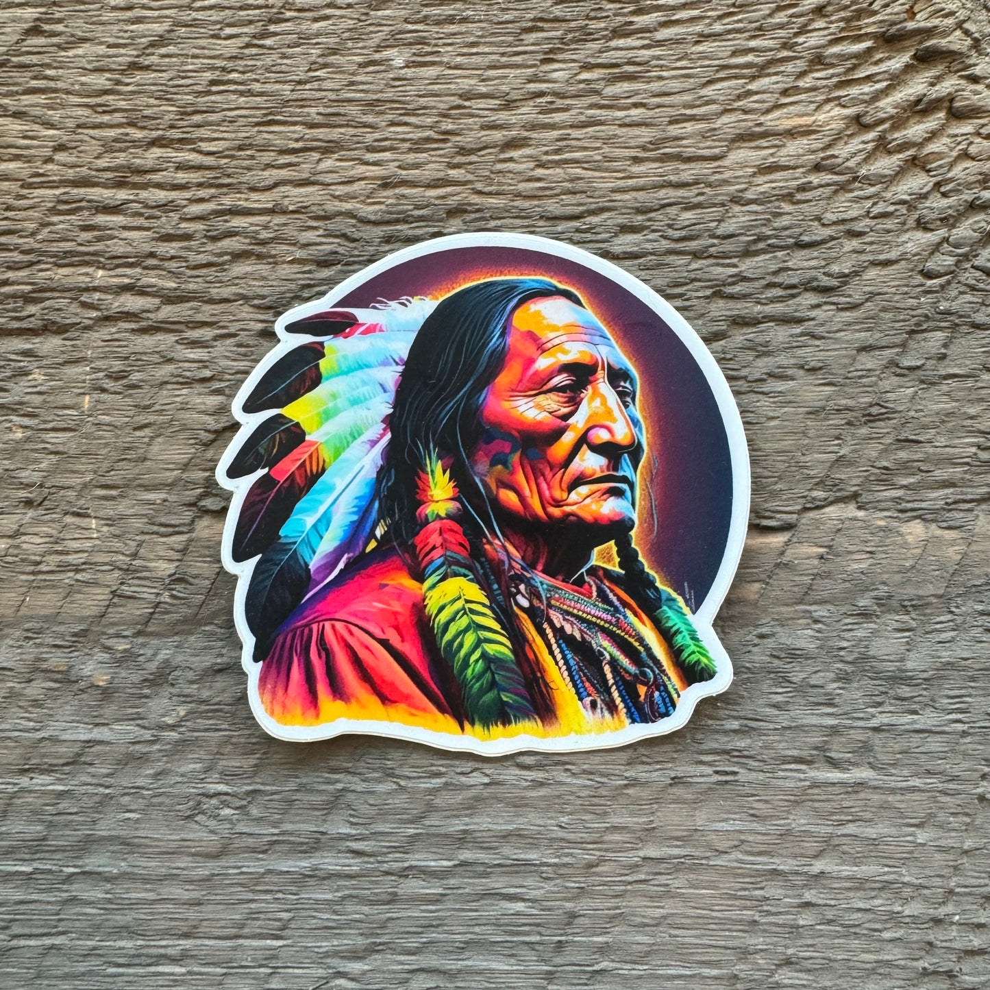 Sitting Bull 3" Decal