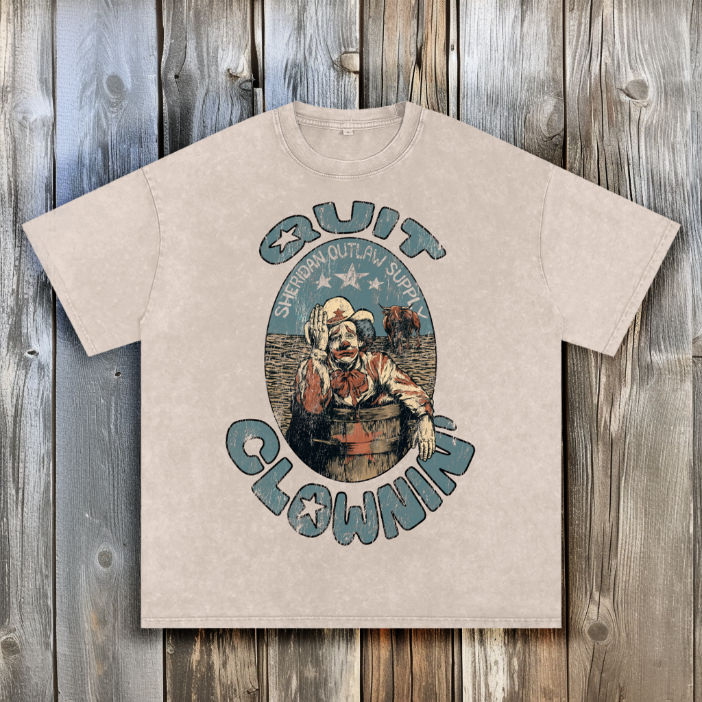Quit Clownin' Oversized T-Shirt