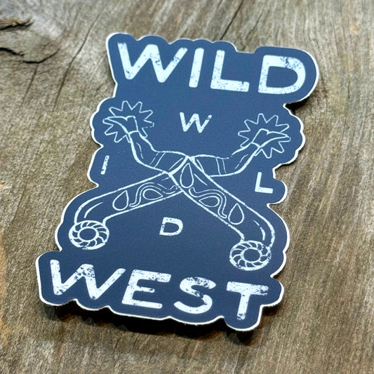 Wild Wild West Gal Leg Decal